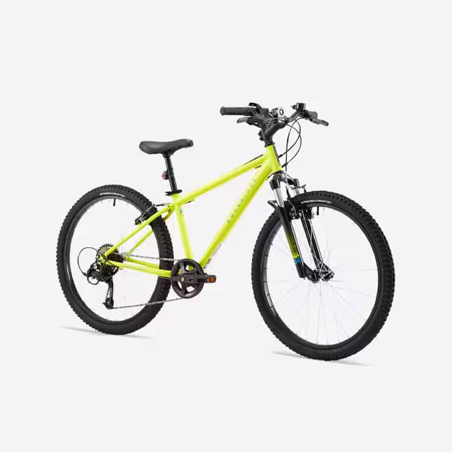 <strong>VTT ENFANT 24" EXPL 500 JAUNE 9-12 ANS - BTWIN</strong>